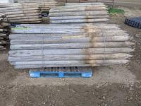 (67) 3-1/2 Inch X 7 Ft Fence Posts