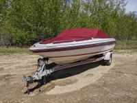 1989 Sea Ray 180 18 Ft Bow Rider Boat with Trailer