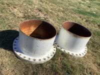(2) 30 Inch Diameter Pipe Stands