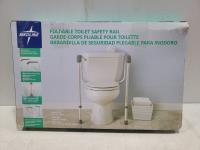 Foldable Toilet Safety Rail