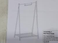 25.6 Inch Garment Rack