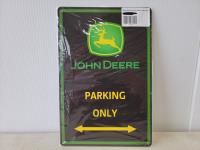 John Deere Parking Sign