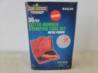 36 Piece Letter and Number Stamping Tool Set