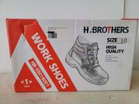 H. Brothers Mens Size 10 Work Shoes