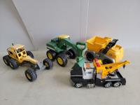(4) Toy Trucks