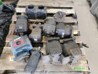 Qty of New and Used Hydraulic Pumps and Motors