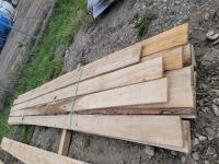 (18) 1 Inch X 6 Inch X 16 Ft Black Poplar Boards