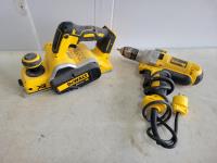 DeWalt 120 V 1/2 Inch Drill and Dewalt 20 V Planet