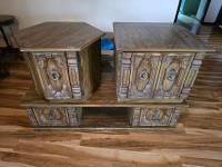 Coffee Table & (2) End Tables