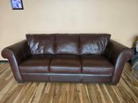 Cindy Crawford Home Leather Sofa
