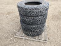 (4) OHTSU 245/70R19.5 Tires