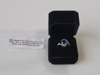 Smartlife 2.0 Ct Blue Sapphire Swirl Ring