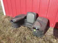 ATV Rear Rack Poly Storage Box with Built in Back Rest