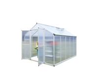 TMG Industrial TMG-GH810 8 Ft X 10 Ft Aluminum Frame Greenhouse Grow Tent