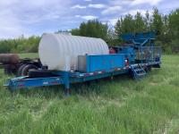 2003 Trail Tech 24 Ft T/A Trailer with Mounted Mobile Concrete Mixing Unit
