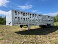 2011 EBY 44 Ft T/A Aluminum Ground Load Trailer