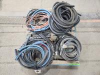 Qty of Hydraulic Hoses, Wiring Loom, Extension Cords, Booster Cables