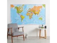 Laminated World Map