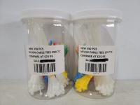 (2) 350 Piece Nylon Cable Ties