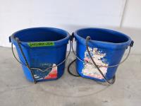 (2) Heated Water Buckets