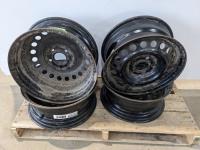 (4) 15 Inch Steel Wheels