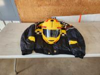 Ski-Doo Modular Helmet with Mens Large Jacket