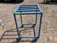 Metal Frame On Wheels 30 Inch X 27 Inch X 40 Inch 