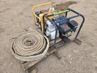 (2) Gas Water Pumps & (1) Lay Flat Hose