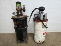 ARO and Graco Pumps with Barrels