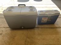 (2) Rubbermaid Coolers