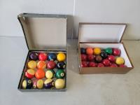 Qty of Snooker Balls and Pool Balls