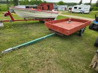 Homebuilt 8 Ft S/A Flat Deck Utility Trailer