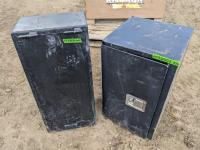 (2) Metal Tool Storage Boxes