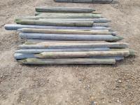 Qty of Various Size Fence Posts