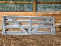 (2) 10 Ft Aluminum Gates