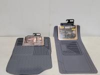 Husky Liners Front Floor Mat Set and Center Hump Liner - Grey