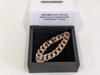 Smartlife 18K Gold Plated Iced Out Cuban Link Bracelet