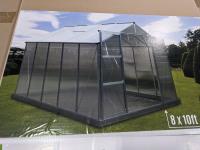 Modern Farms 8 Ft X 10 Ft Polycarbonate Greenhouse