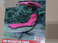 Red Helicopter Patio Chair