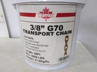 Warrior 60 Ft X 3/8 Inch G70 Transport Chain