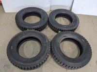 (4) Grizzly 215/75R17.5 Tires