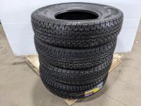 (4) Grizzly 235/85R16 Trailer Tires