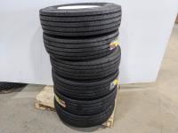 (6) Grizzly 235/80R16 Trailer Tires On 8 Bolt Rims