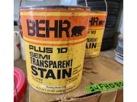 Qty of Behr Deck Stain