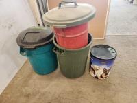 Various Garbage Cans and Storage Cans