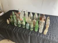 Qty of Antique Glass Bottles