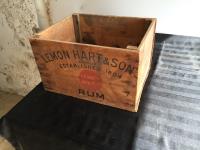 Antique Rum Crate