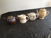 (4) Antique Pots