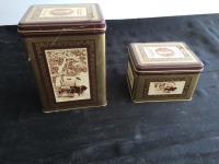 (2) Antique Canisters