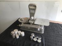 Antique Exact Weight Scale w/ Weights
